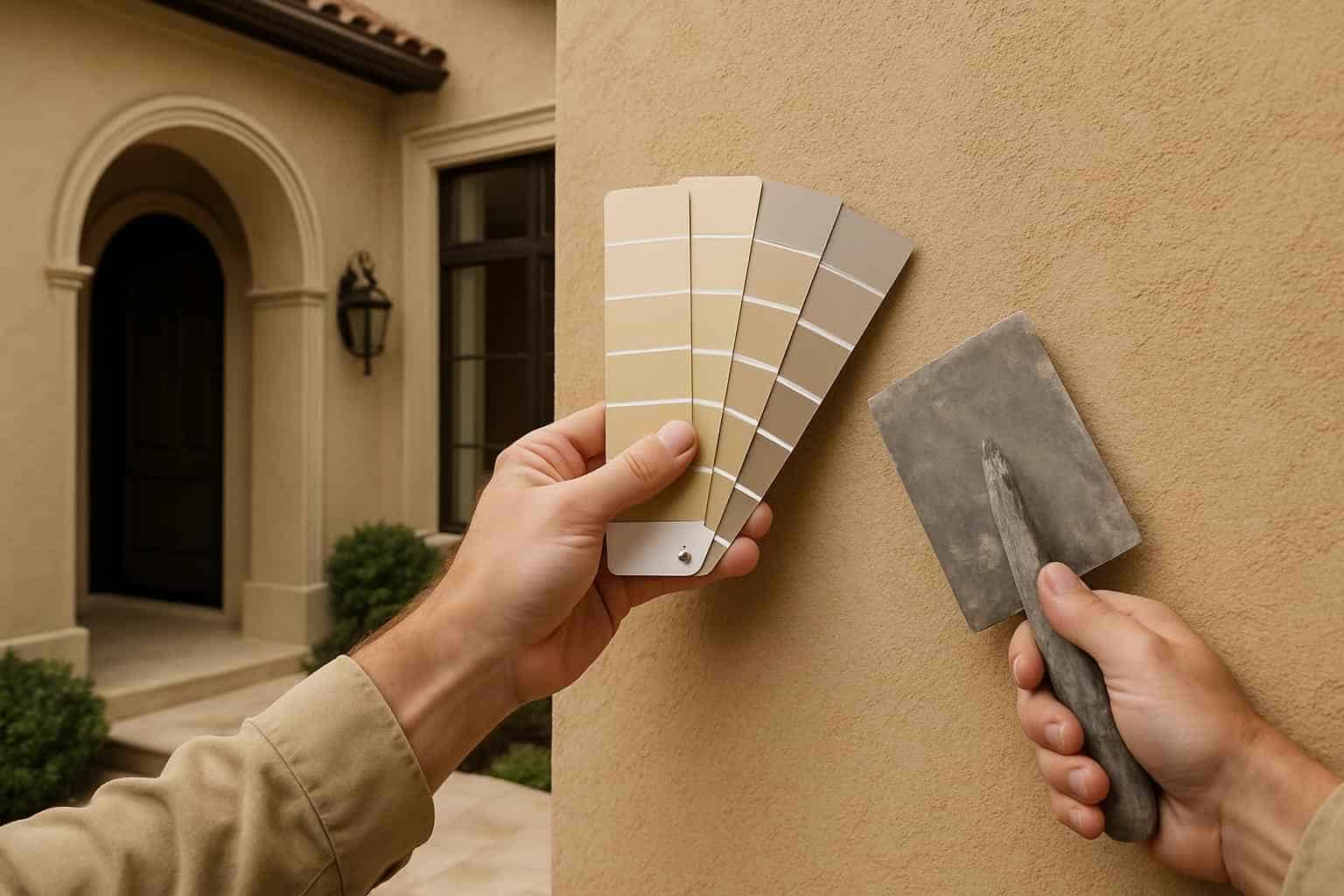 Stucco Color Match Service in Ingram TX