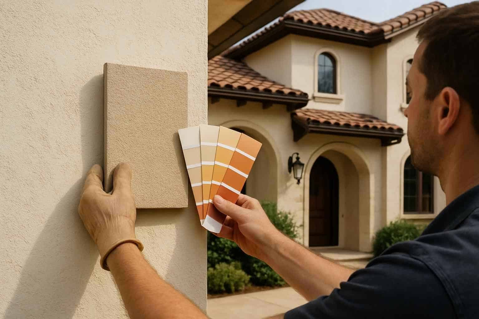 Stucco Color Match Service in Kerrville TX