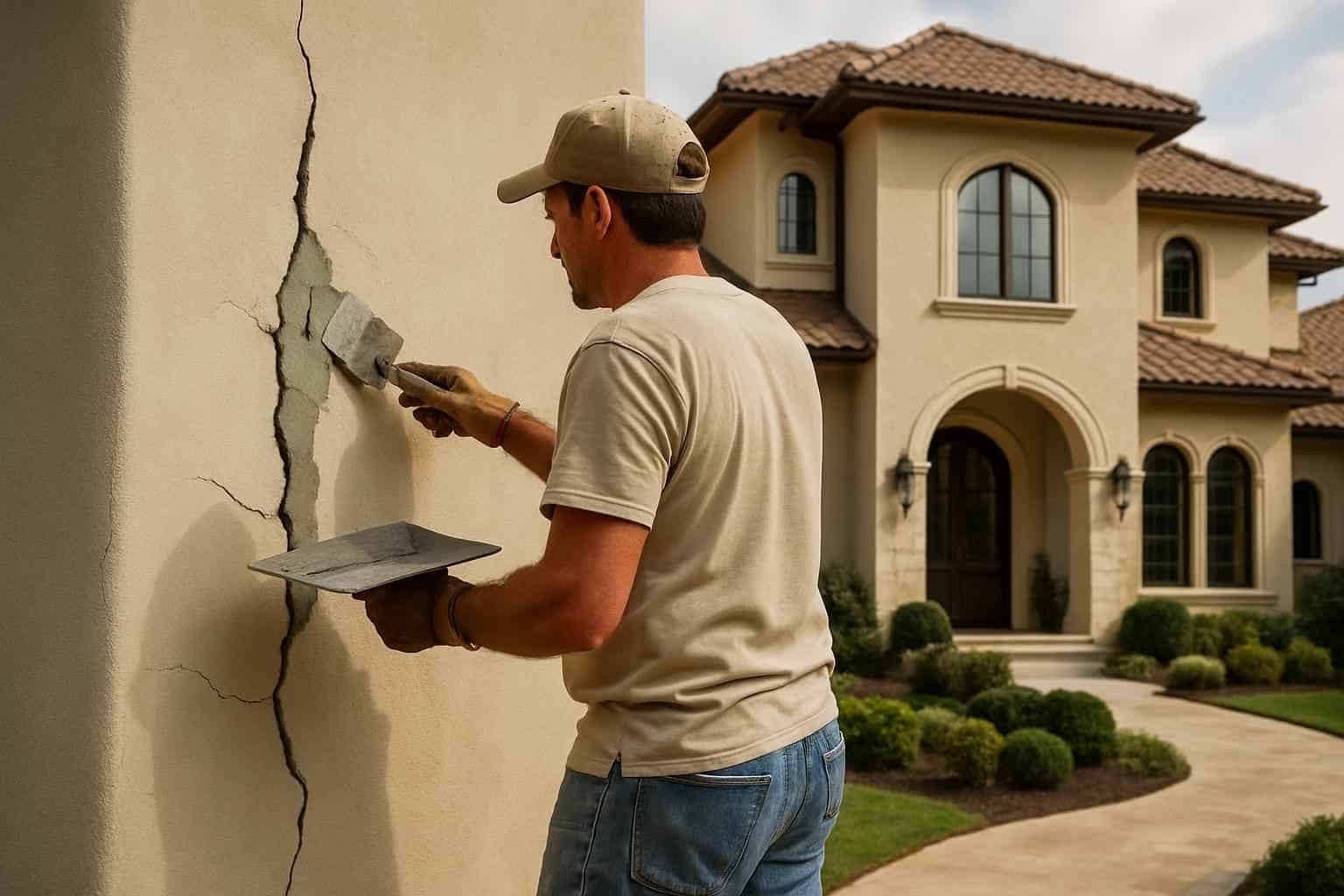 Stucco Crack Repair Service in Johnson City TX