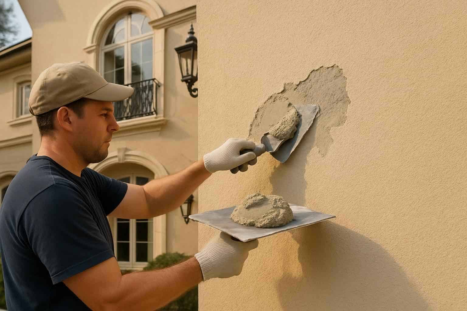 Stucco Patch Service in Center Point TX