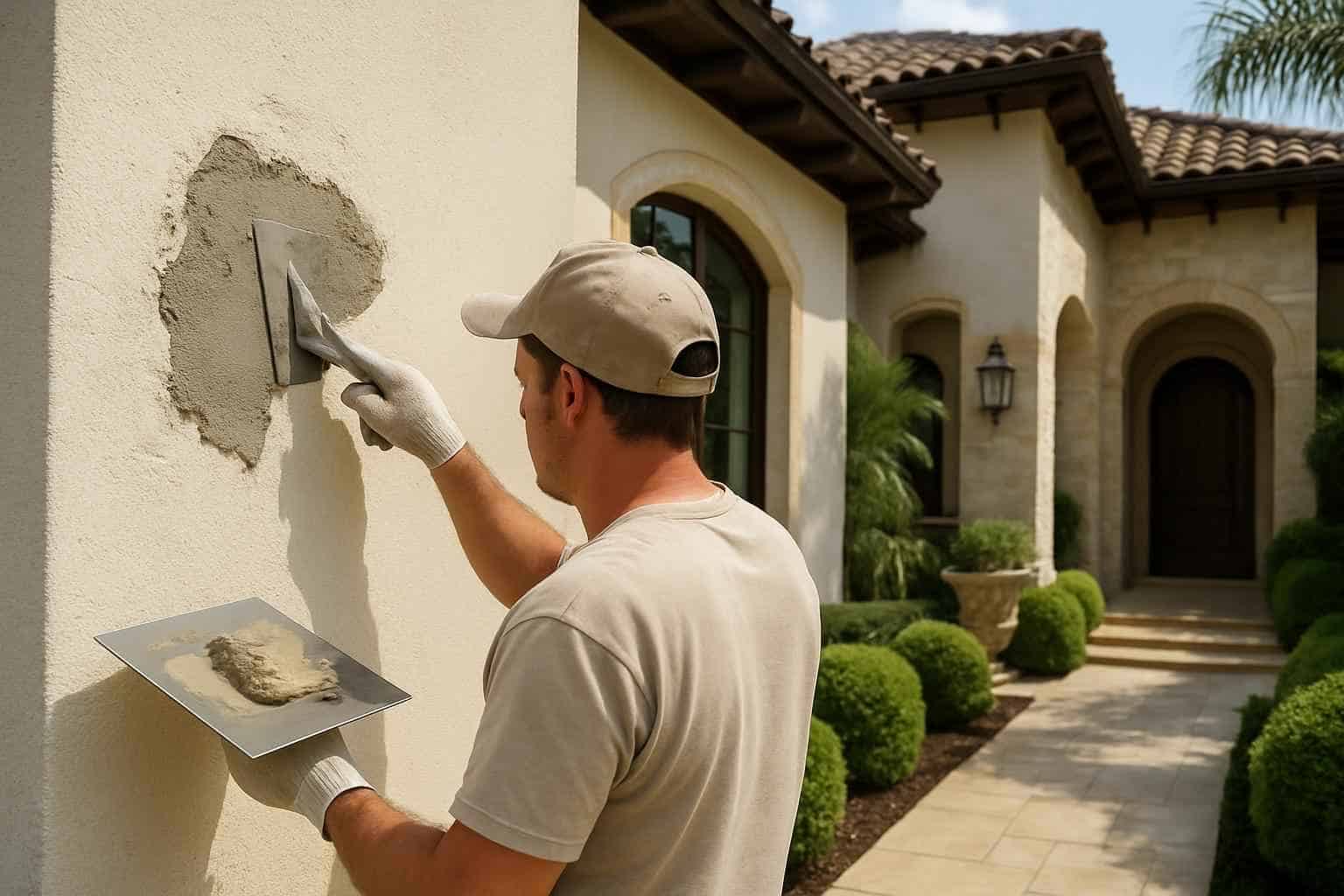 Stucco Patch Service in Ingram TX