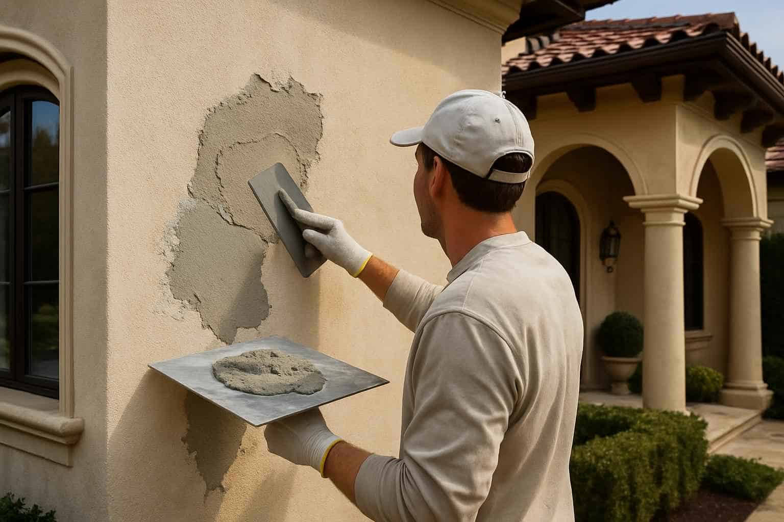 Stucco Repair Contractor In Sisterdale TX Stucco Patch Service in Sisterdale TX