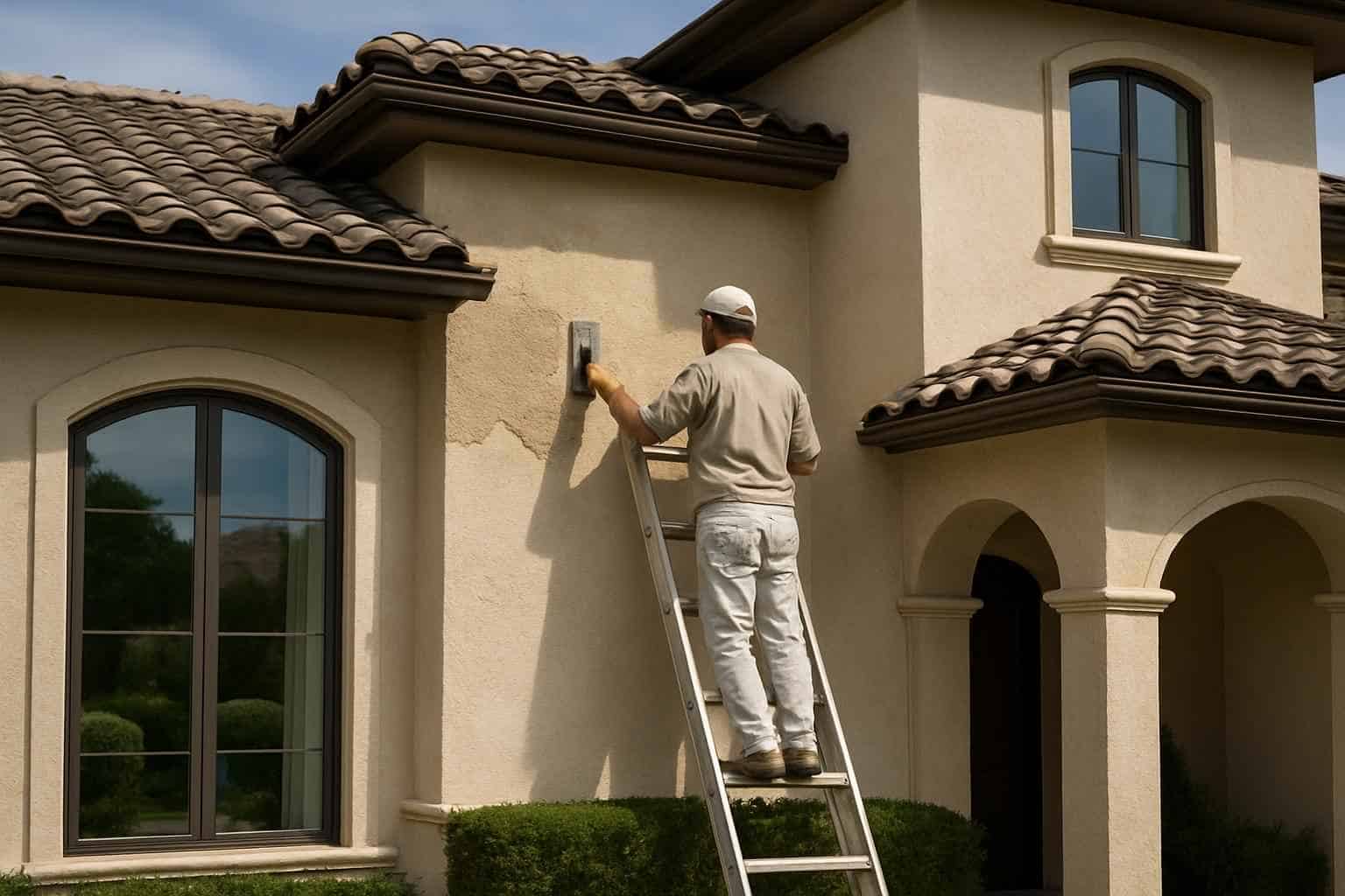 Stucco Recoat Service in Center Point TX