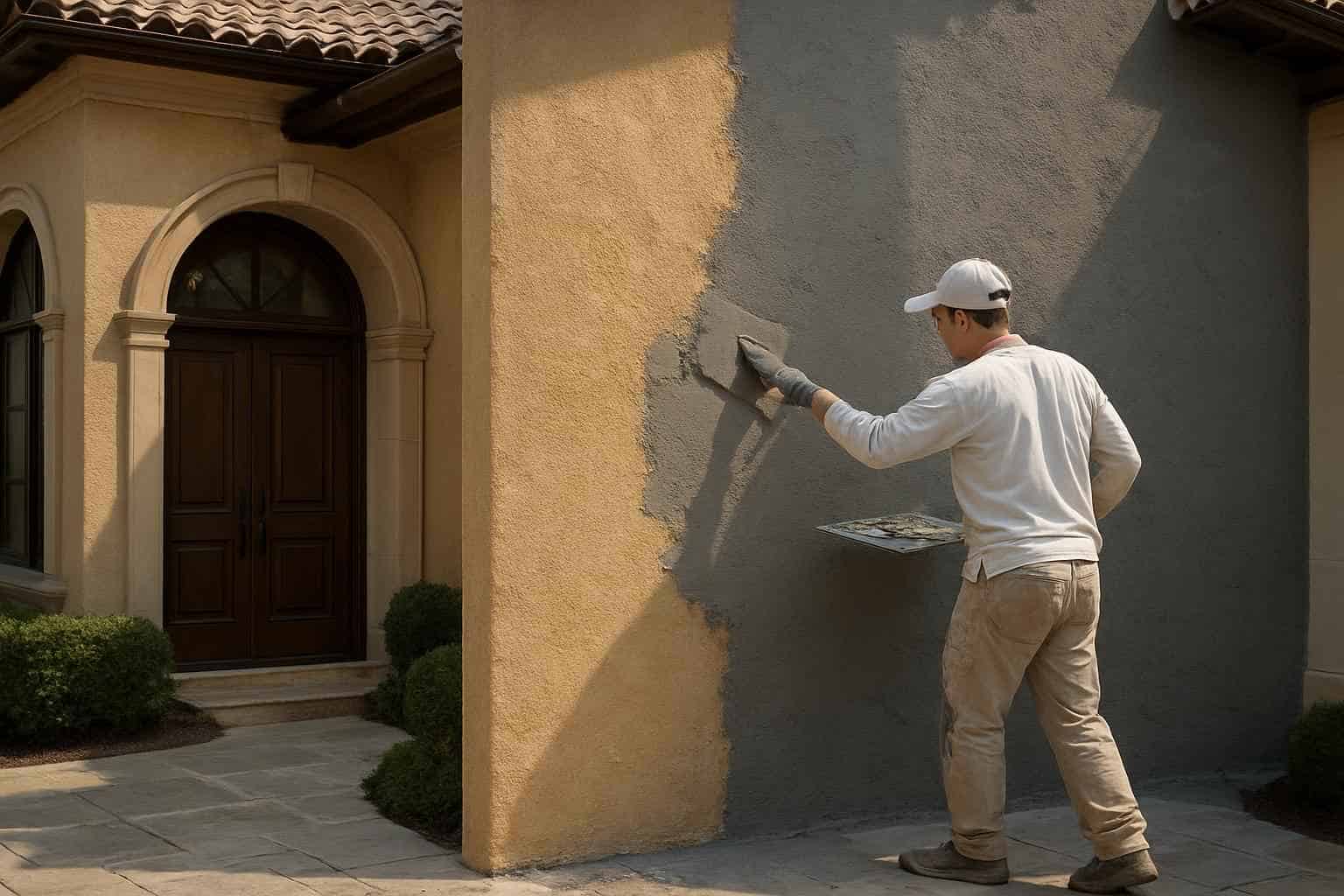 Stucco Recoat Service in Kerrville TX