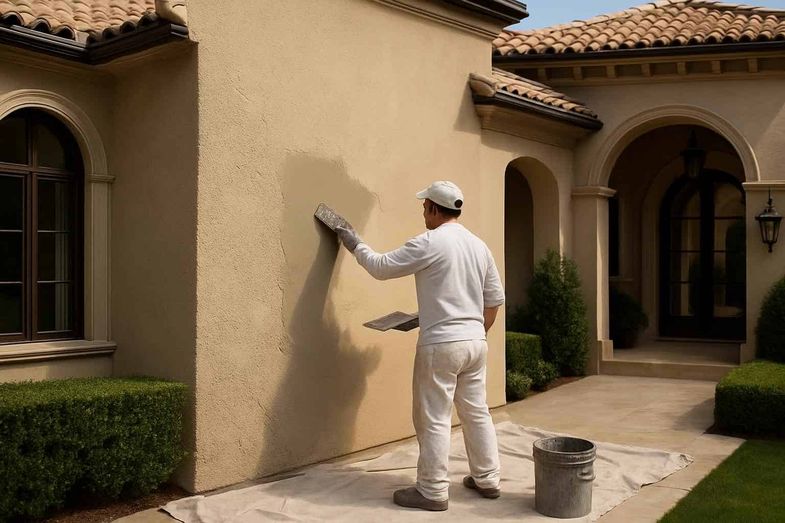 Stucco Repair Contractor In Waring TX Stucco Recoat Service in Waring TX