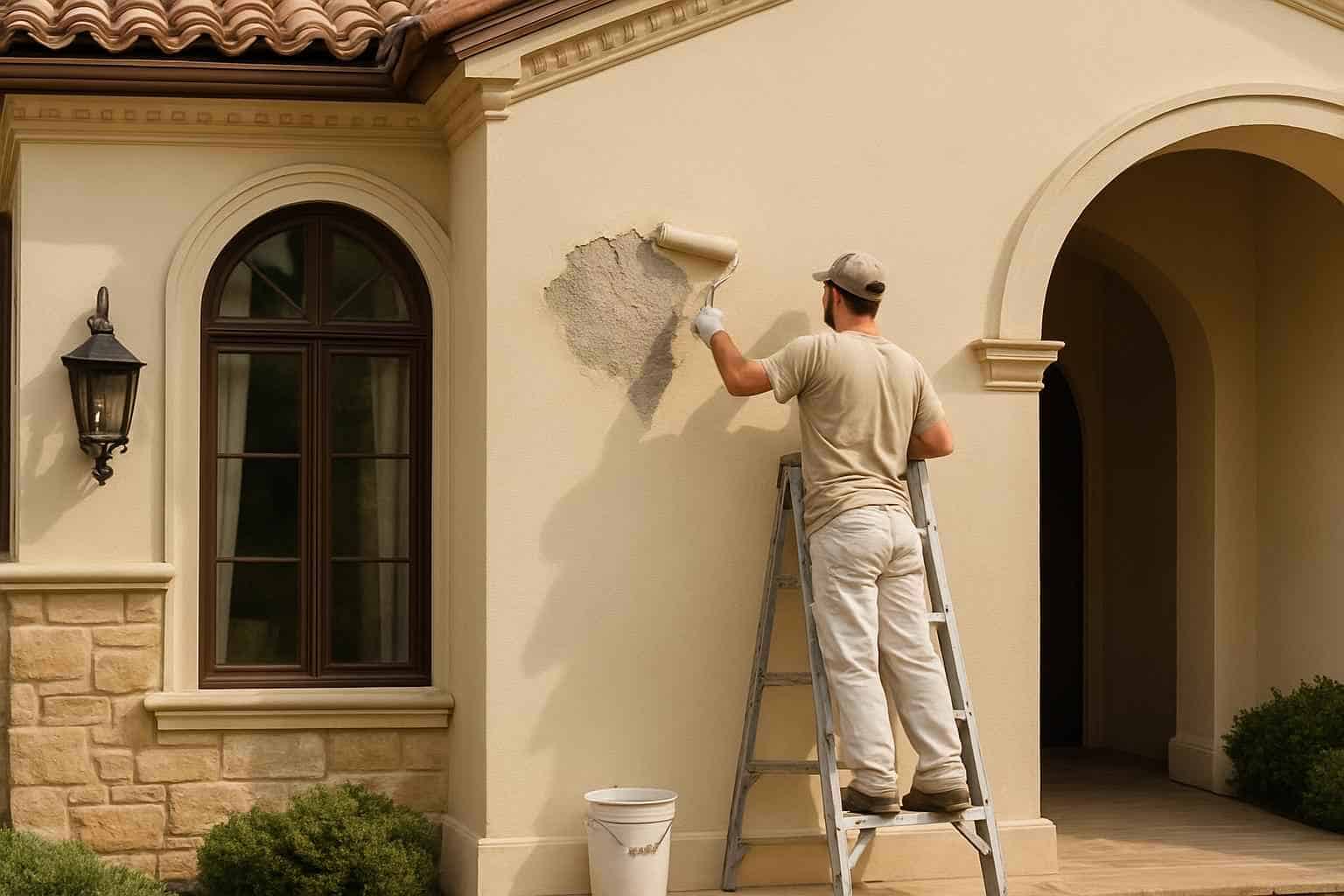 Painting Contractor In Center Point TX Stucco Repair Paint Service in Center Point TX