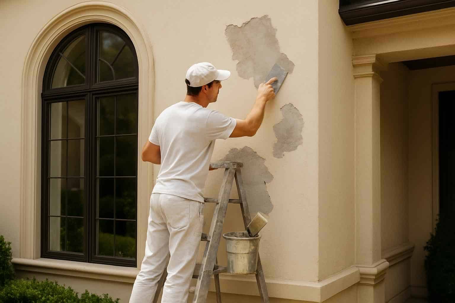 Stucco Repair Paint Service in Ingram TX