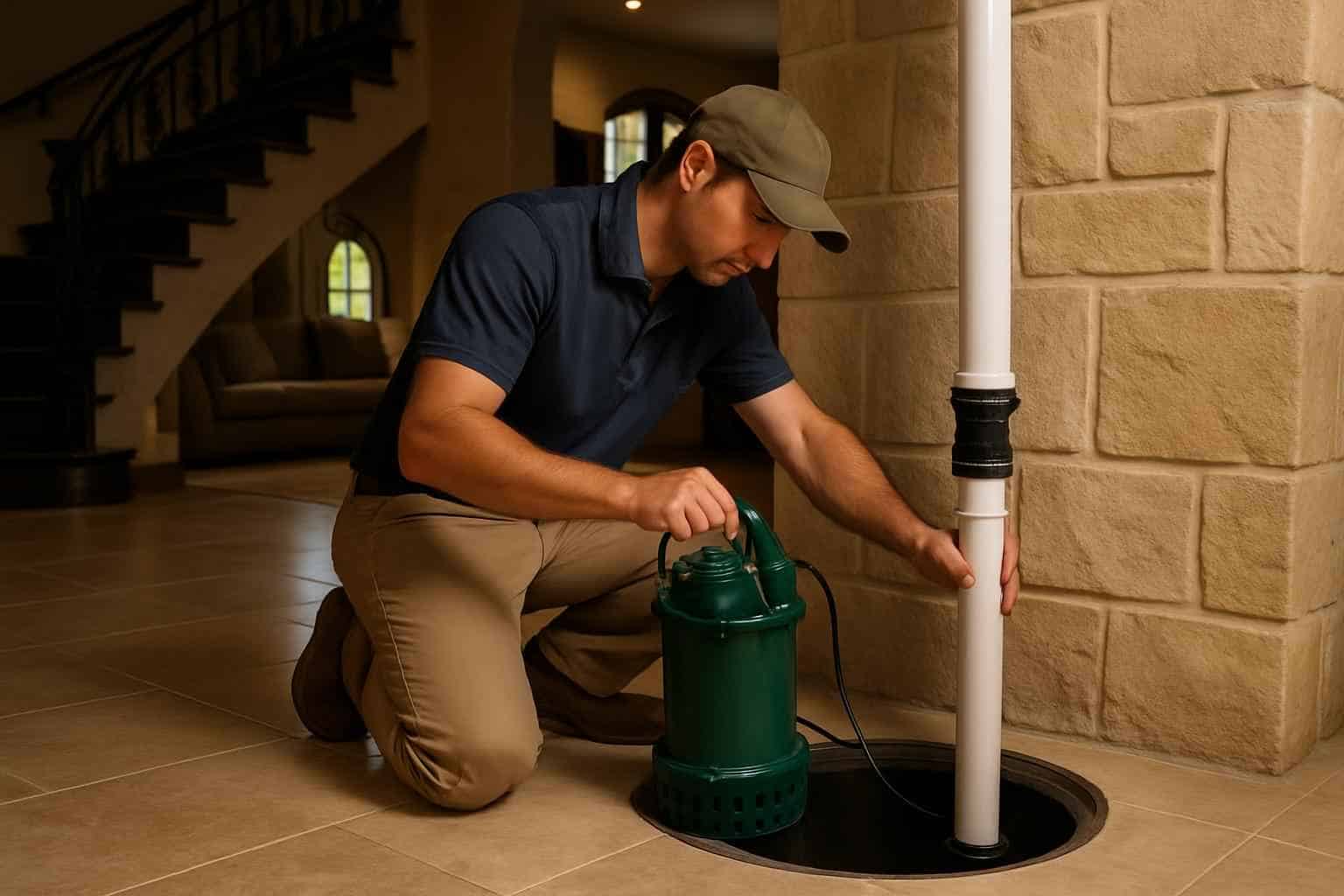 Drainage Solutions Contractor In Blanco TX Sump Pump Installation Service in Blanco TX