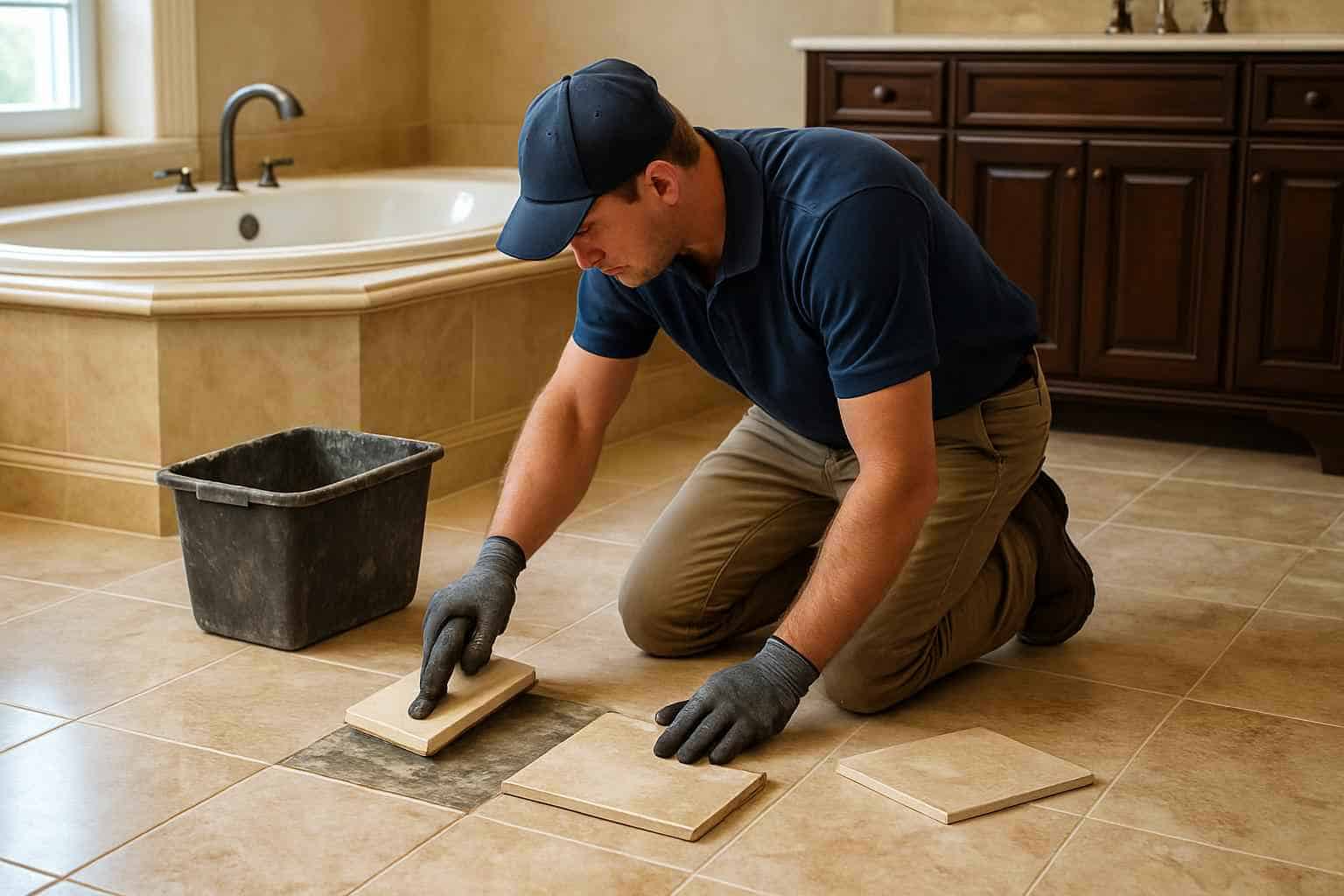 Tile Repair Service in Center Point TX