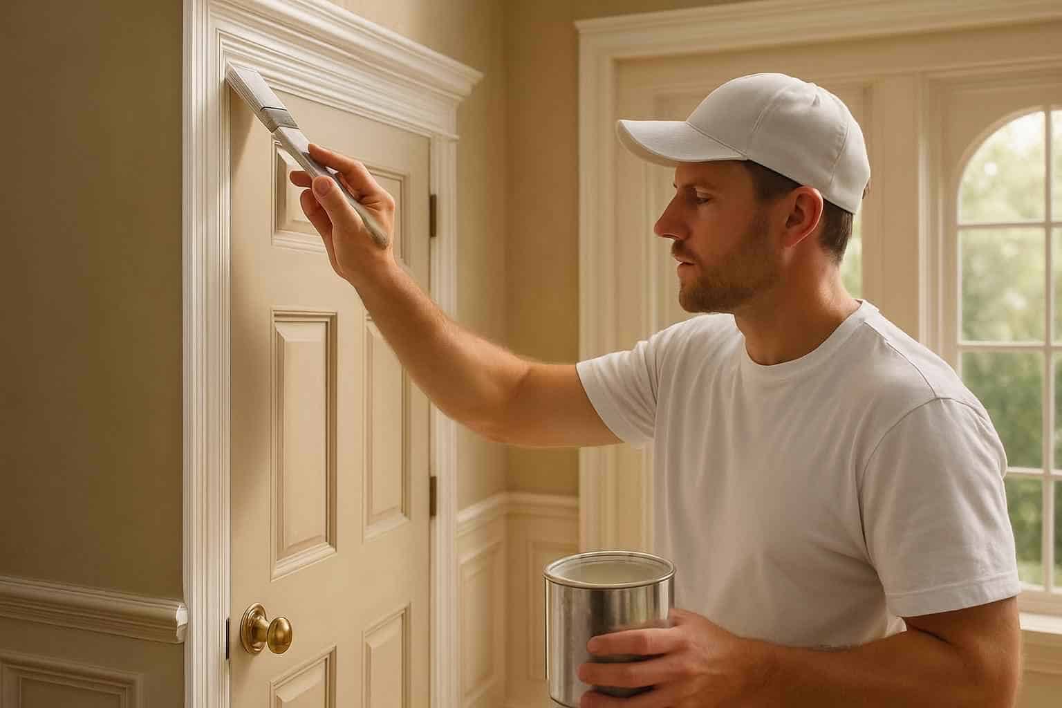 Trim Door Painting Service in Waring TX
