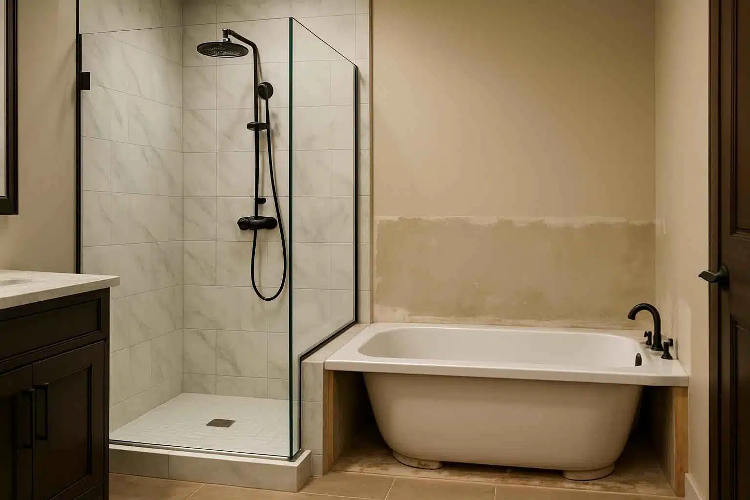 Tub to Shower Conversion Service in Johnson City TX