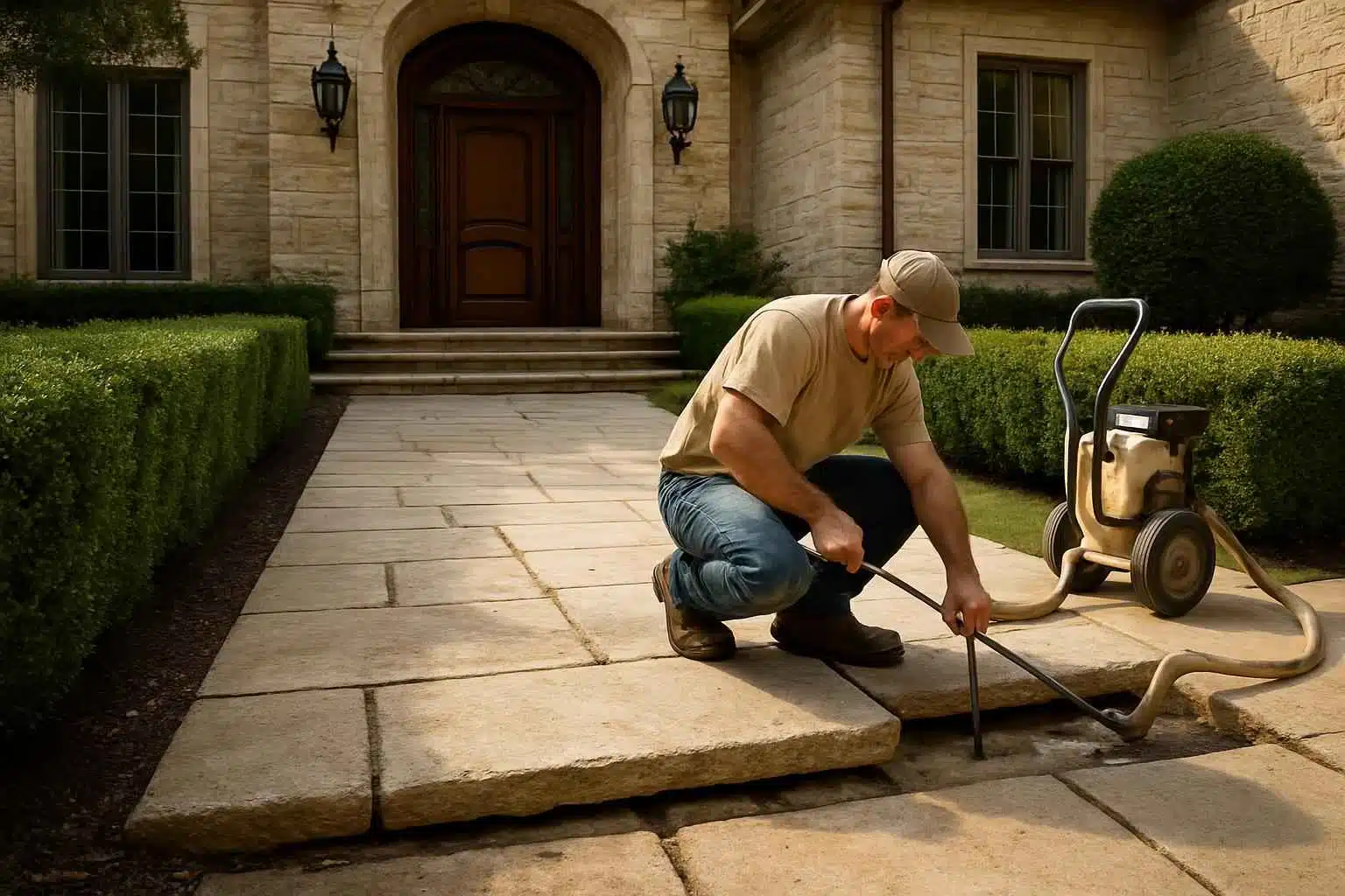 Walkway Repair Leveling Service in Center Point TX