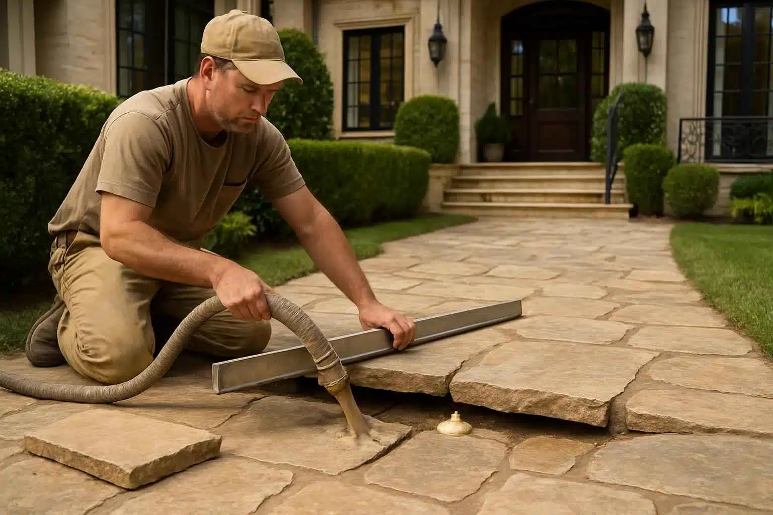 Walkway Repair Leveling Service in Waring TX
