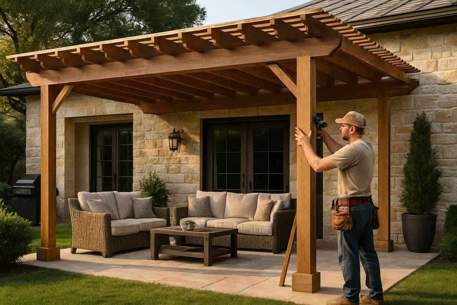 Wood Patio Cover Installer in Camp Verde TX