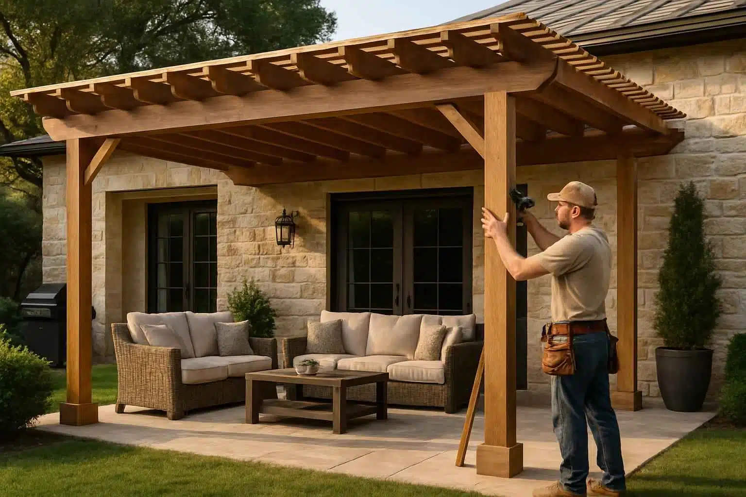 Patio Cover Installation Contractor In Camp Verde TX Wood Patio Cover Installer in Camp Verde TX