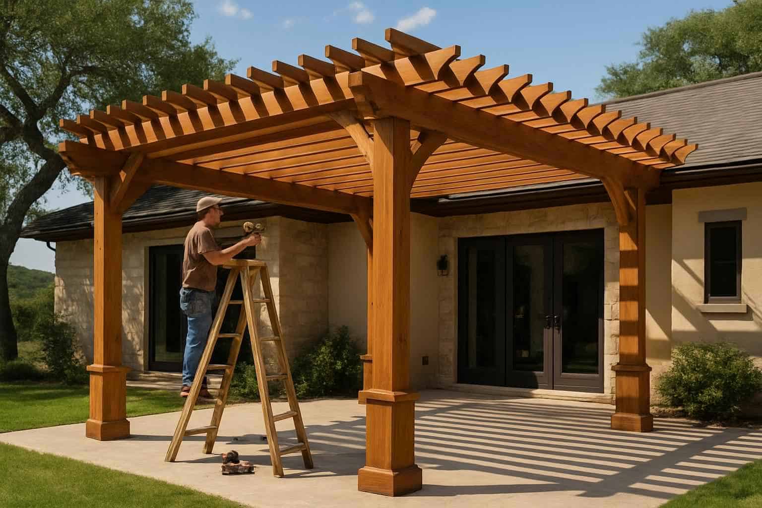 Pergola Contractor In Camp Verde TX Wood Pergola Builder in Camp Verde TX