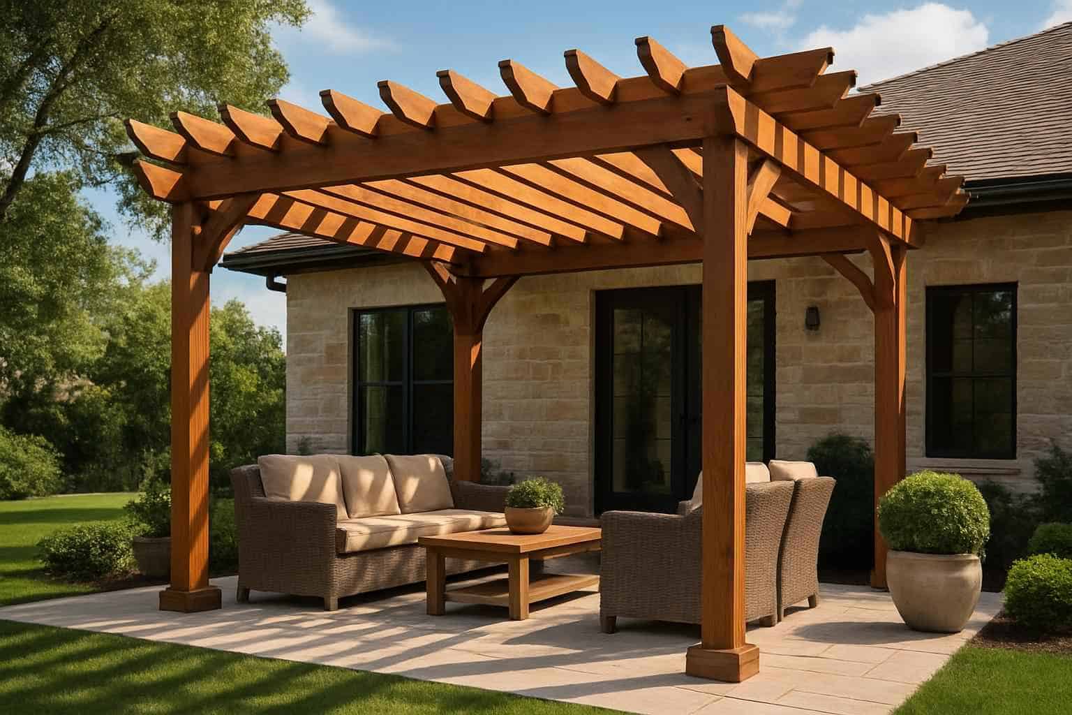 Pergola Contractor In Center Point TX Wood Pergola Builder in Center Point TX