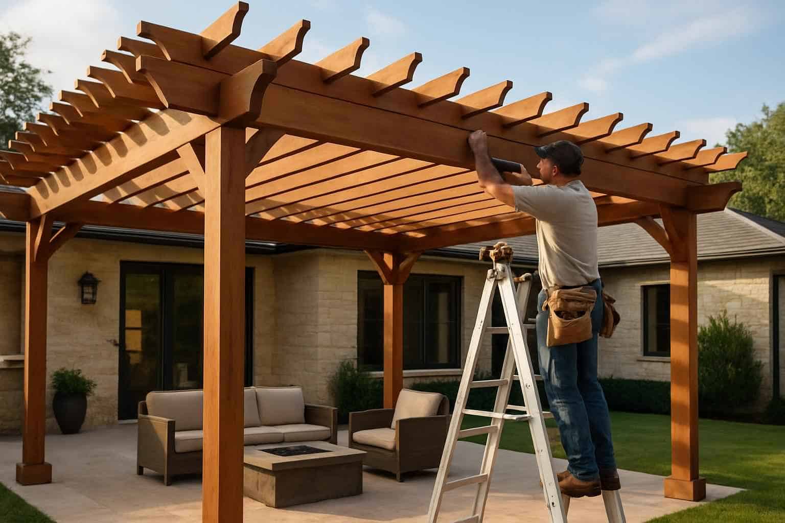 Wood Pergola Builder in Johnson City TX