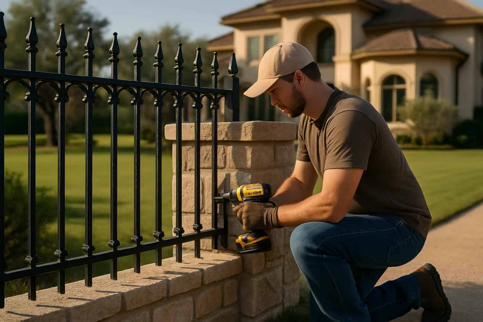 Fence Installation Contractor In Blanco TX Wrought Iron Fence Installer in Blanco TX