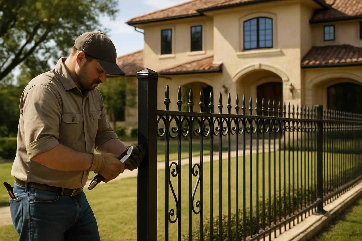 Wrought Iron Fence Installer in Johnson City TX