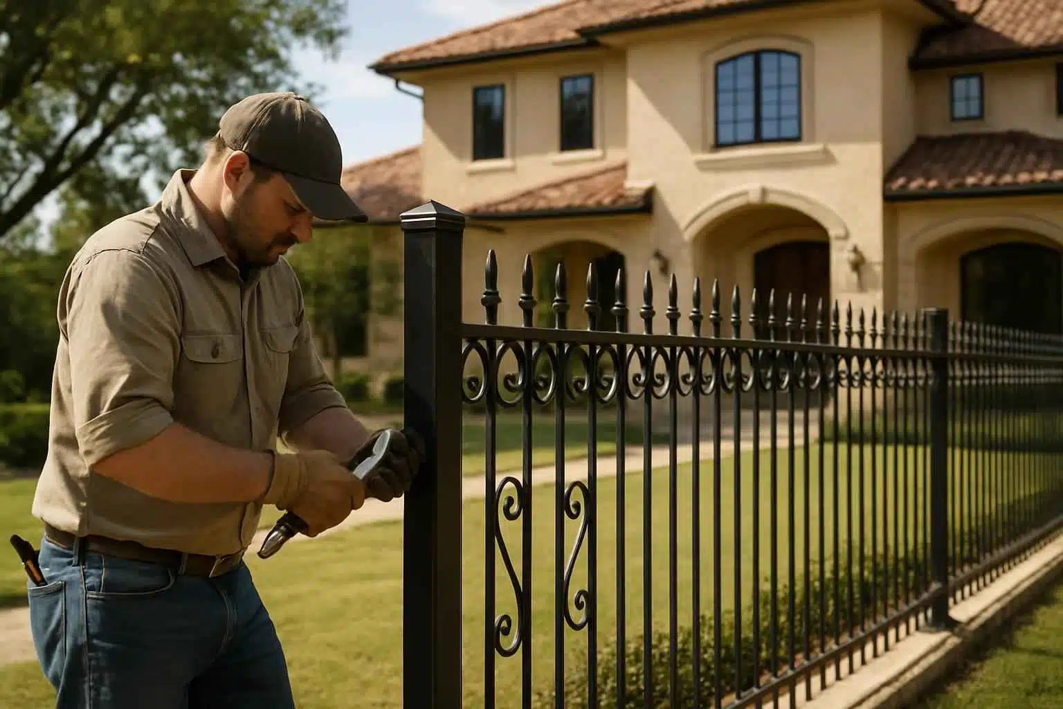 Wrought Iron Fence Installer in Johnson City TX