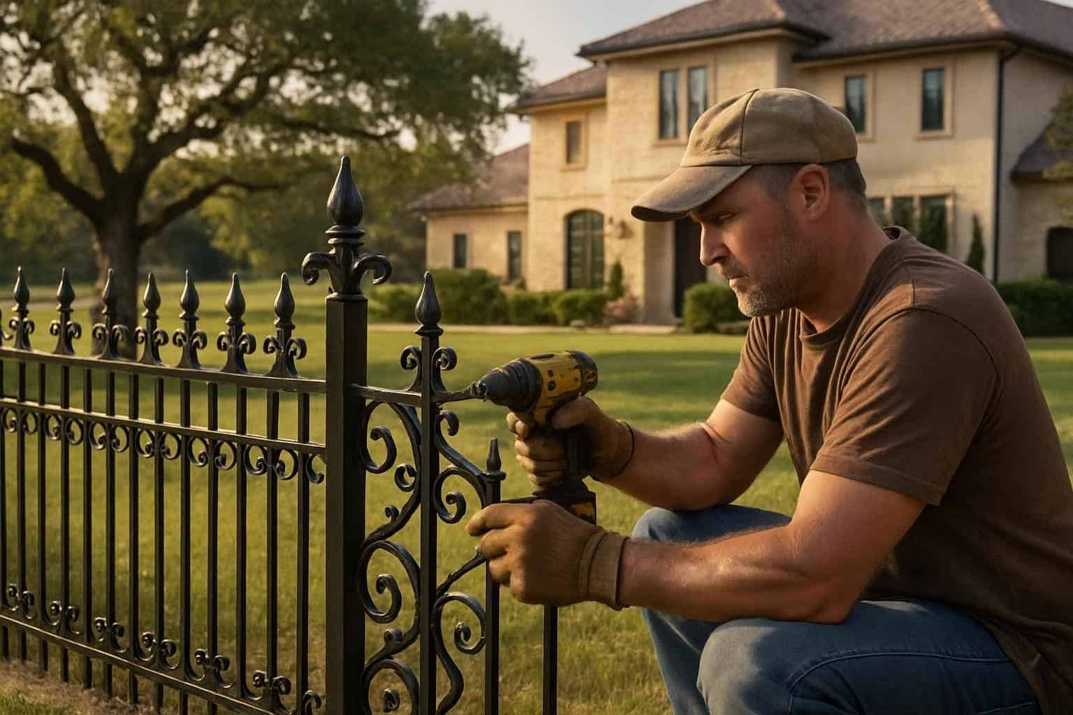 Fence Installation Contractor In Sisterdale TX Wrought Iron Fence Installer in Sisterdale TX