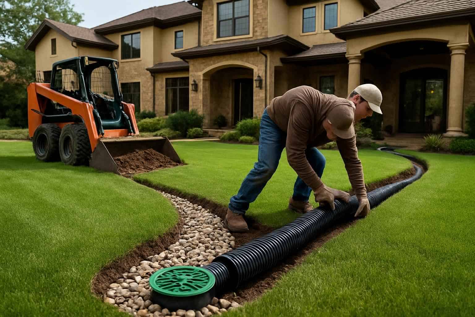 Drainage Solutions Contractor In Camp Verde TX Yard Drainage Company in Camp Verde TX