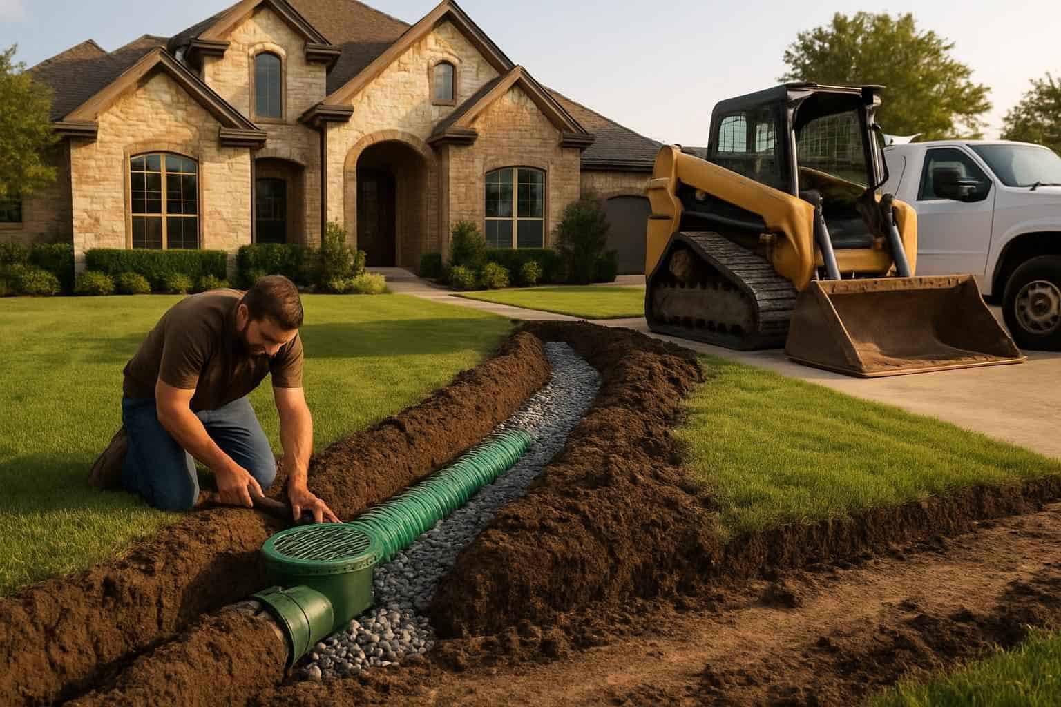 Yard Drainage Company in Johnson City TX