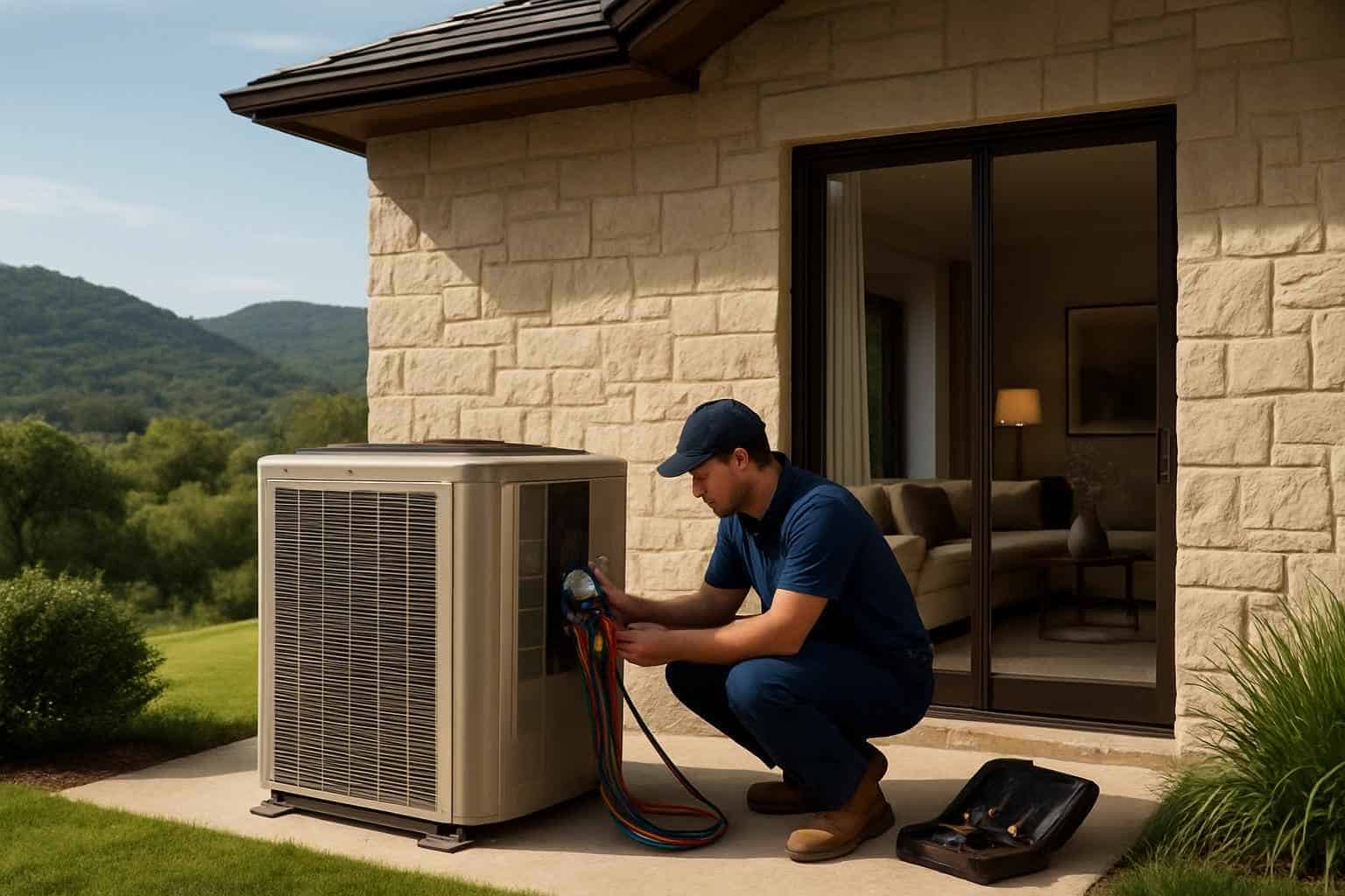 AC Repair Service in Round Mountain TX