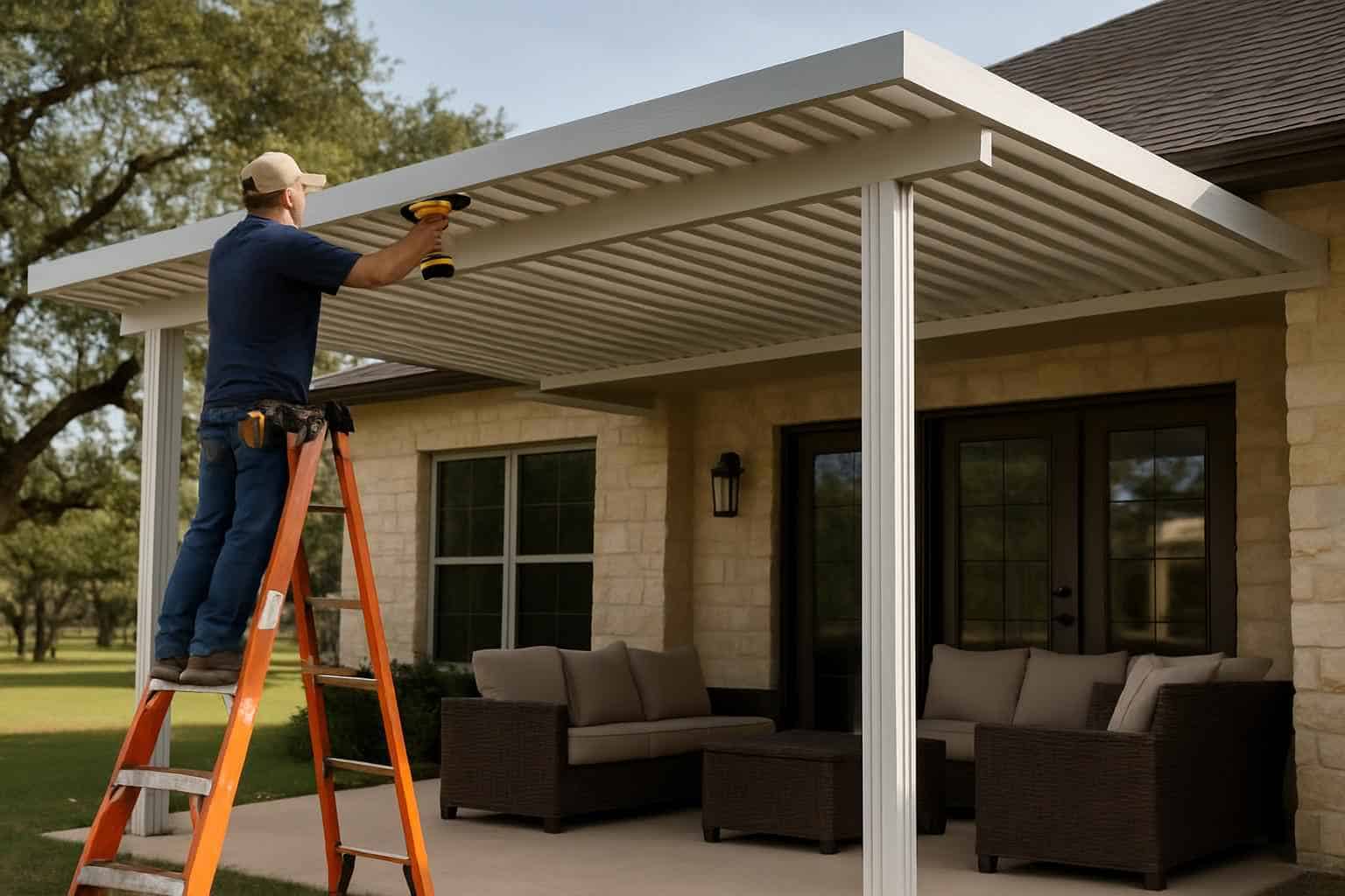 Patio Cover Installation Contractor In Kendalia TX Aluminum Patio Cover Installer in Kendalia TX