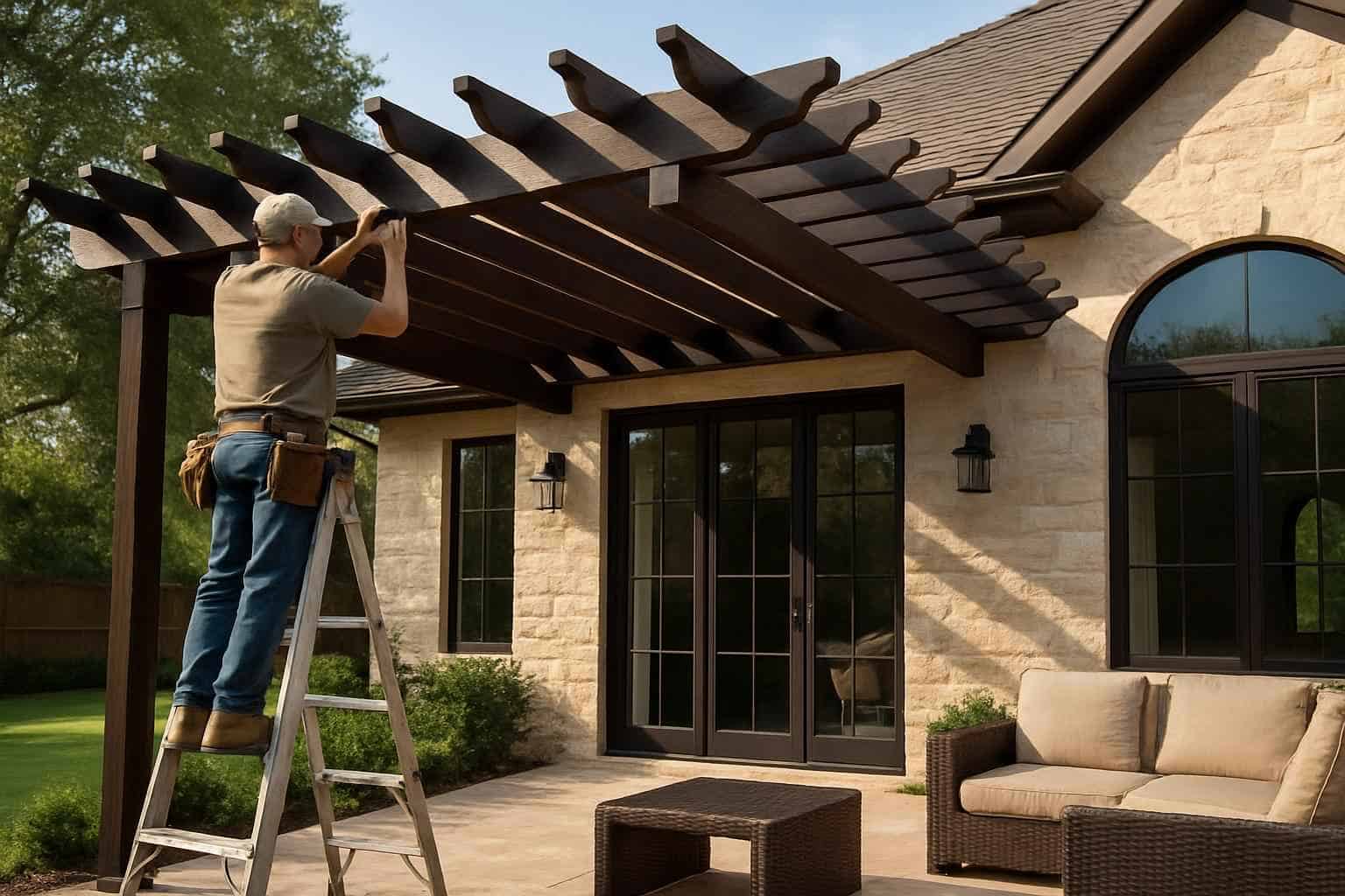 Attached Pergola Installer in Boerne TX