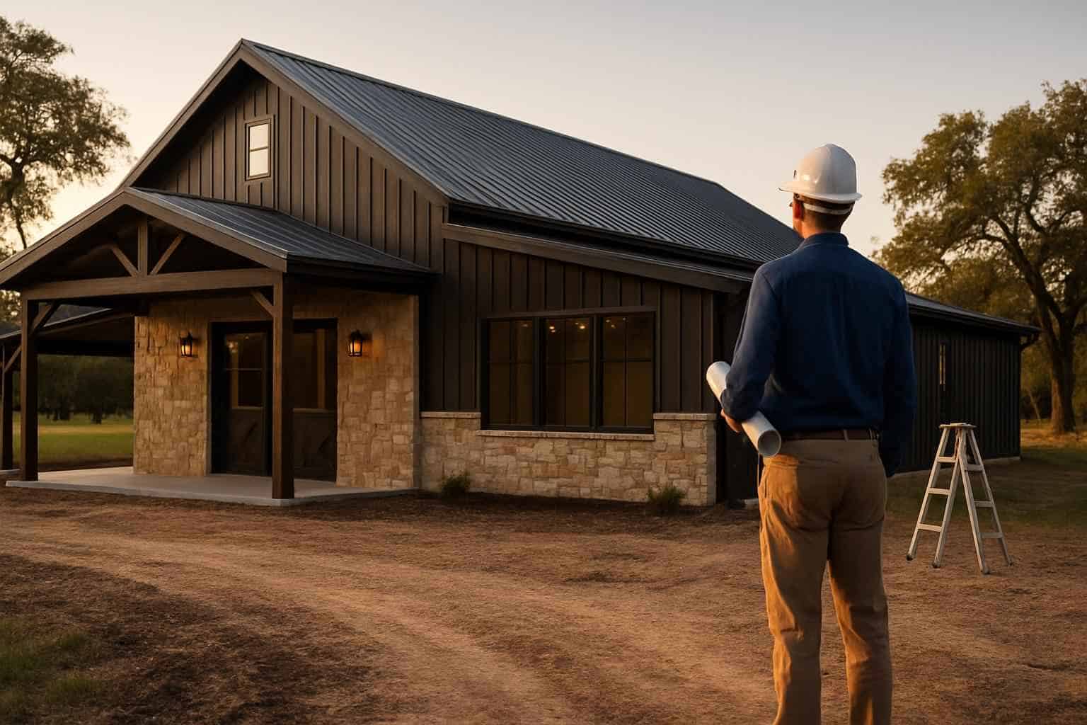 Metal Building Construction Contractor In Boerne TX Barndominium Builder Service in Boerne TX