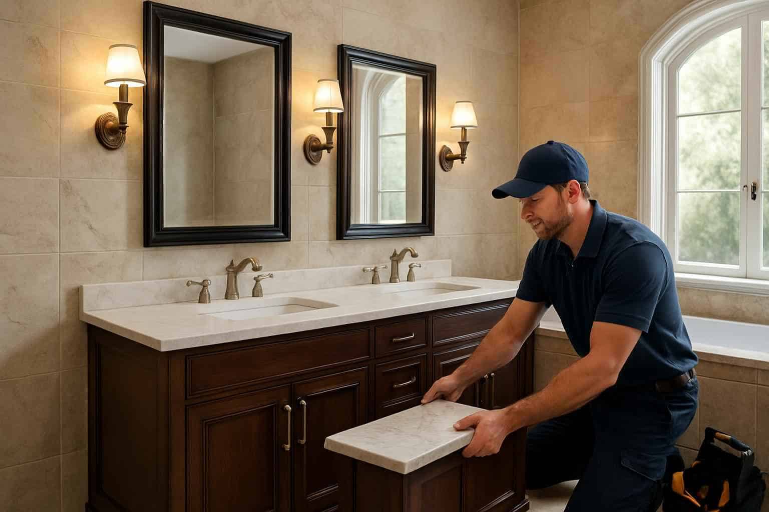 Bathroom Vanity Installation Service in Cypress Mill TX