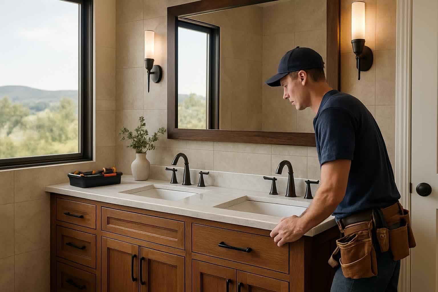Bathroom Remodeling Contractor In Mountain Home TX Bathroom Vanity Installation Service in Mountain Home TX
