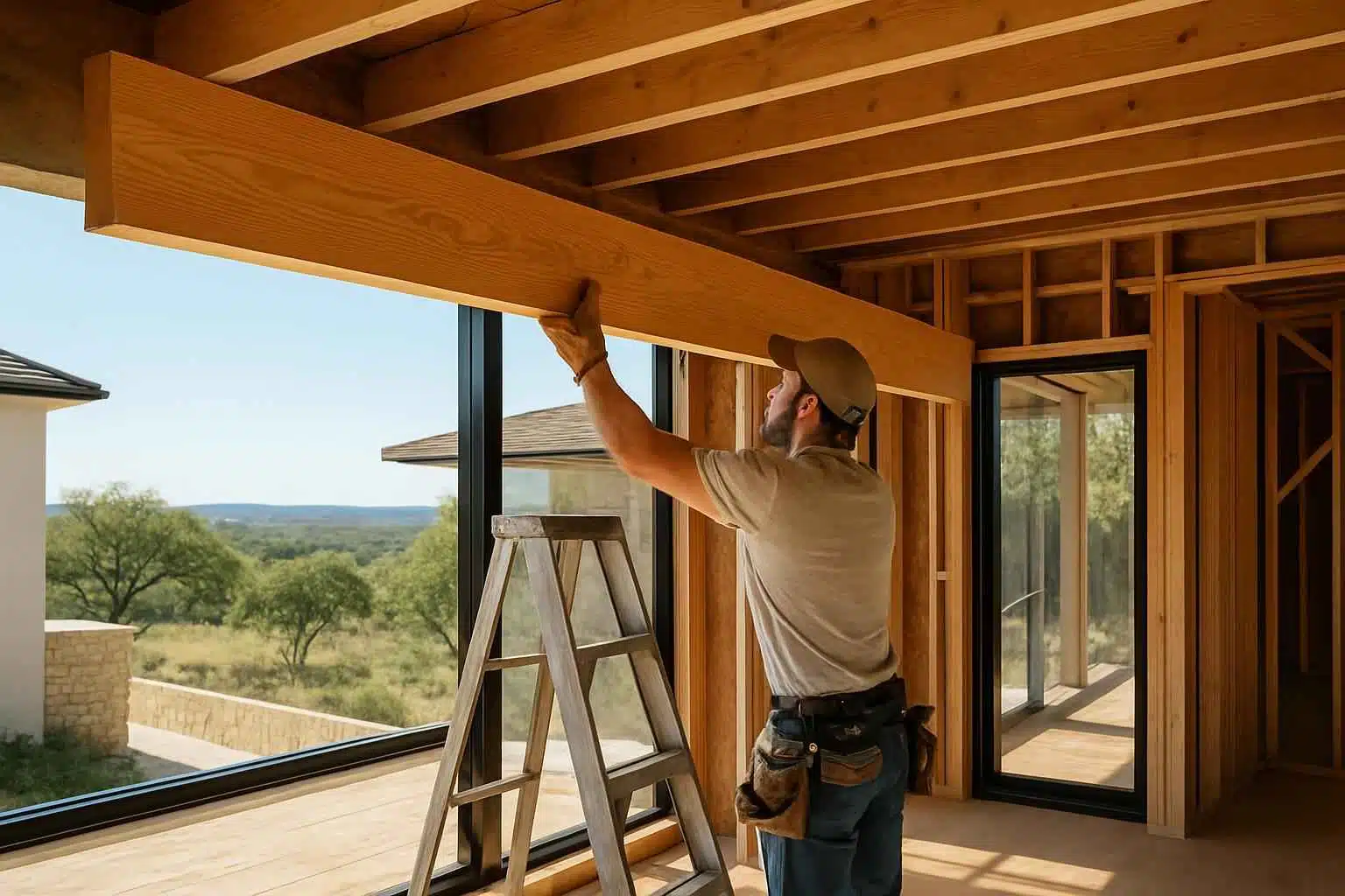Beam LVL Installation Contractor in Round Mountain TX