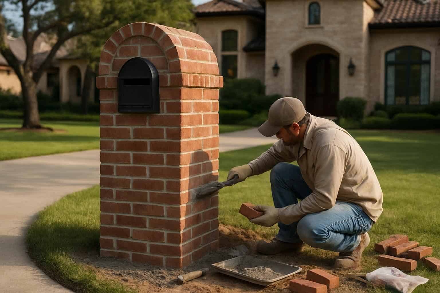 Brick Mailbox Builder in Boerne TX