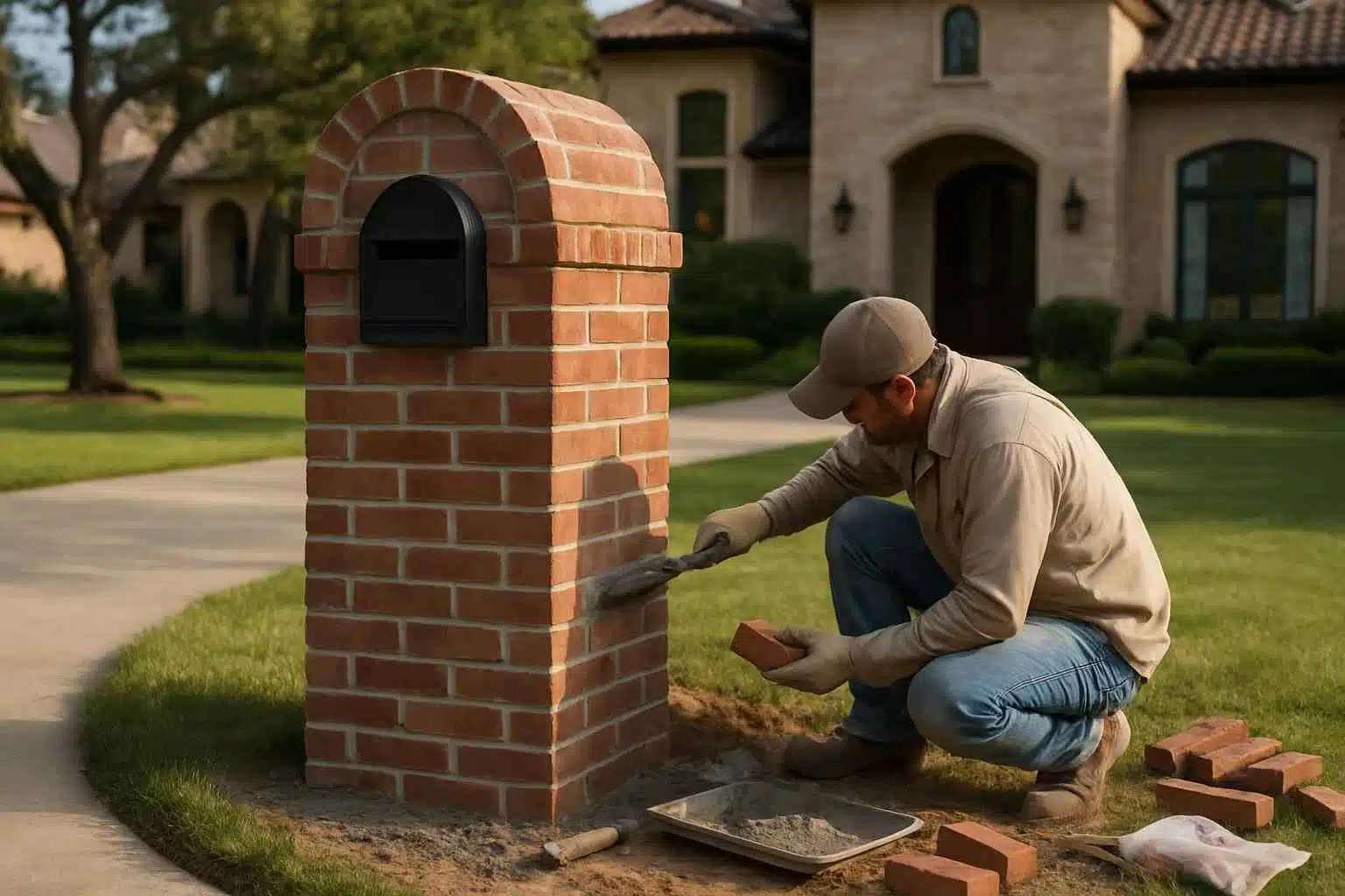 Brick Mailbox Builder in Boerne TX
