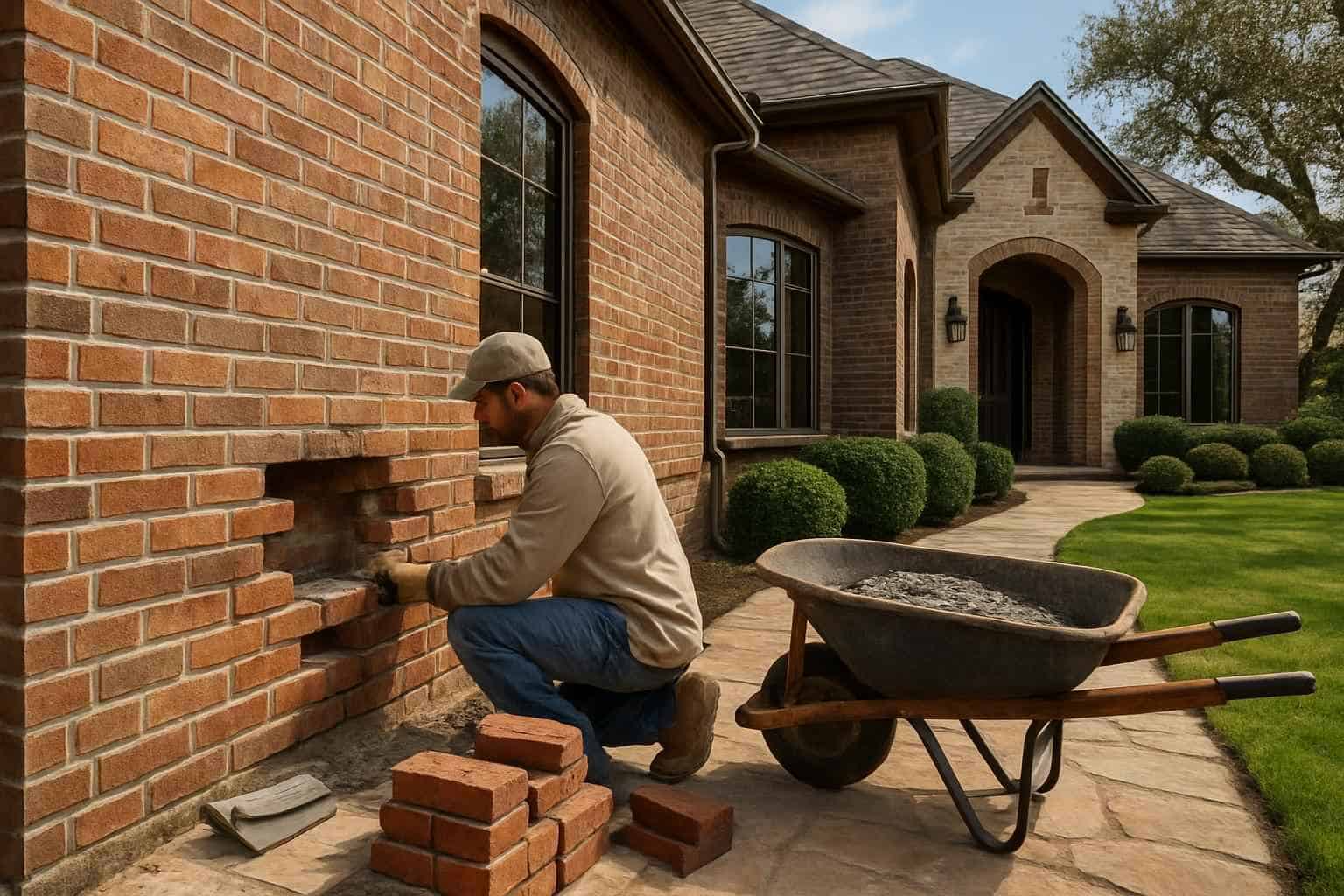 Brick Repair Service in Round Mountain TX