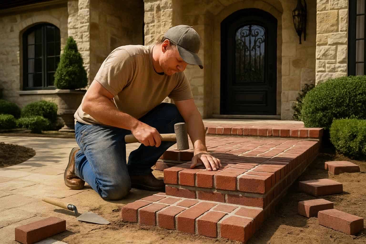 Brick Step Installer in Boerne TX