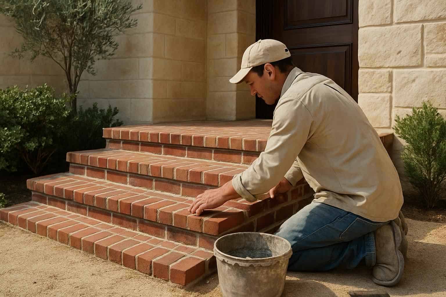 Brick Step Installer in Round Mountain TX
