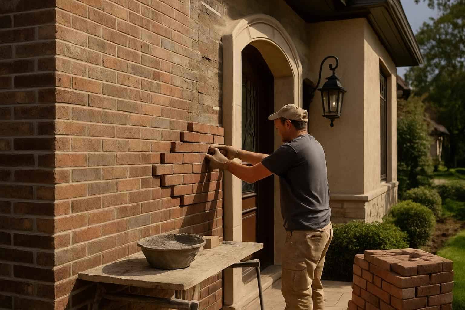 Brick Contractor In Cypress Mill TX Brick Veneer Installation Service in Cypress Mill TX