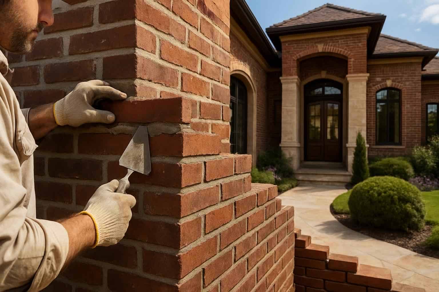 Brick Contractor In Mountain Home TX Brick Veneer Installation Service in Mountain Home TX