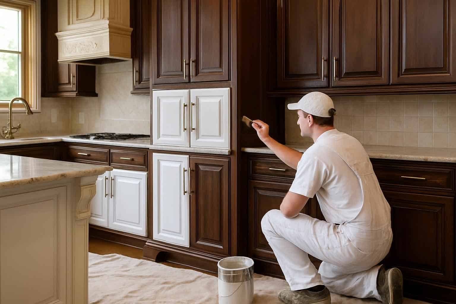 Cabinet Painting Service in Boerne TX