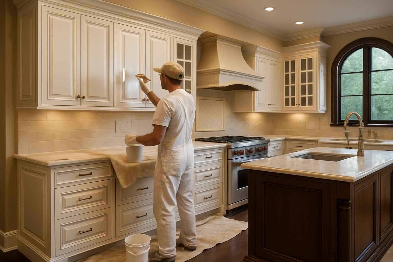 Cabinet Painting Service in Cypress Mill TX