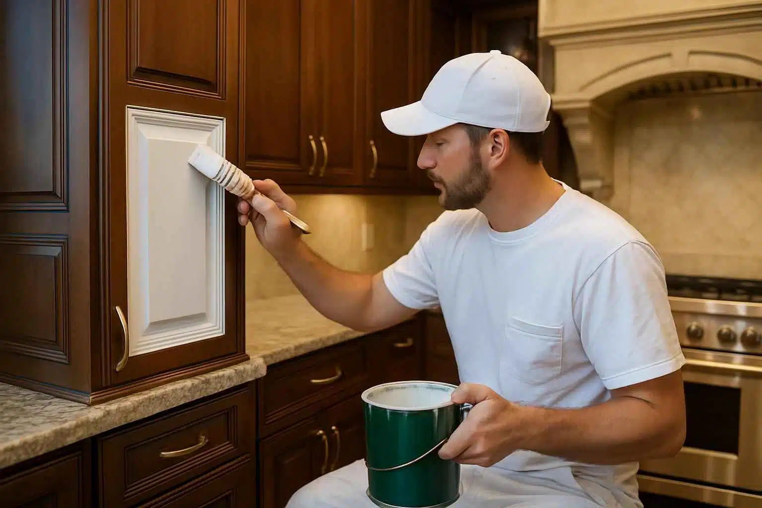 Cabinet Painting Service in Round Mountain TX