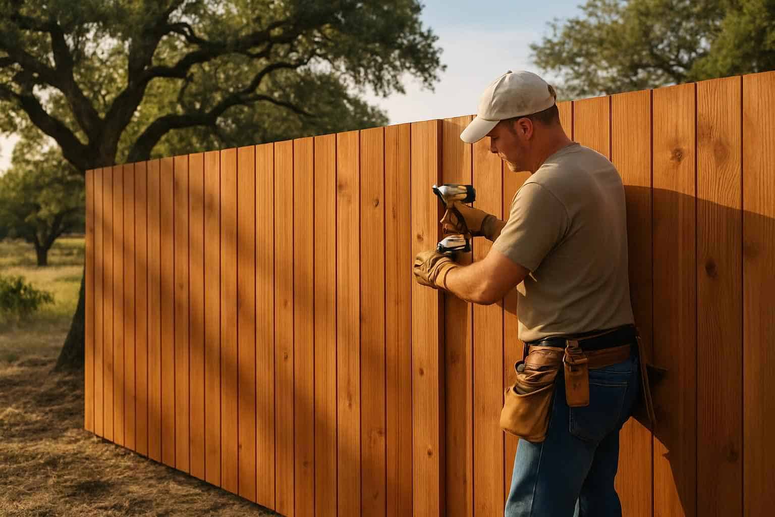 Fence Installation Contractor In Kendalia TX Cedar Fence Contractor in Kendalia TX