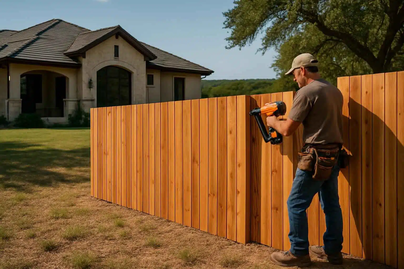 Cedar Fence Contractor in Round Mountain TX