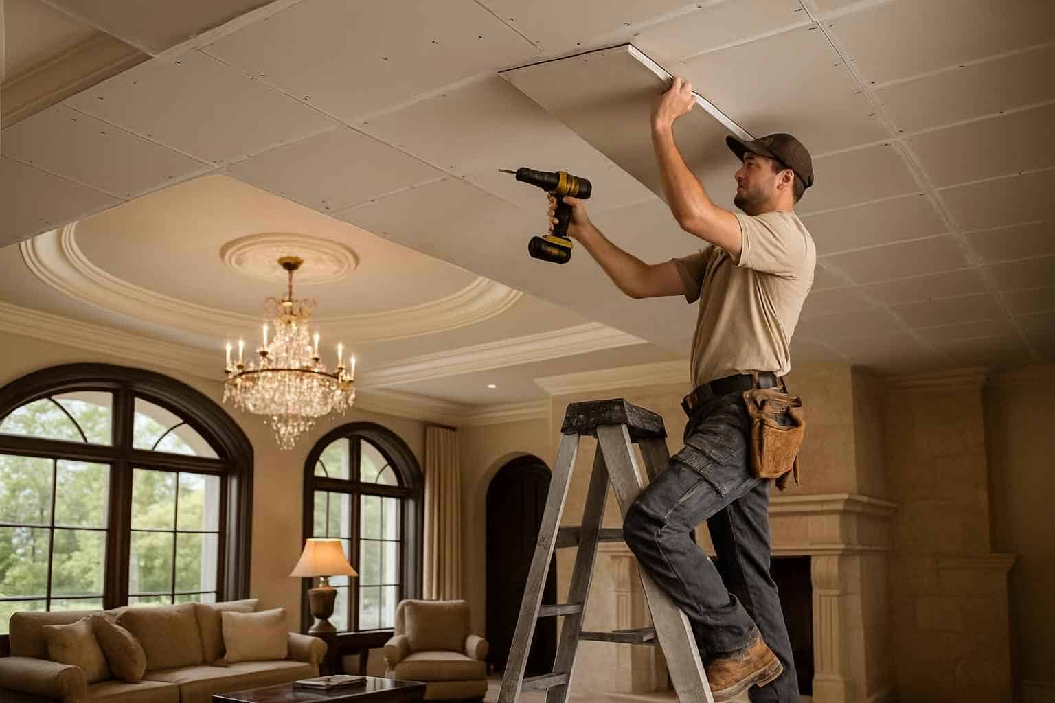 Ceiling Drywall Installation in Boerne TX