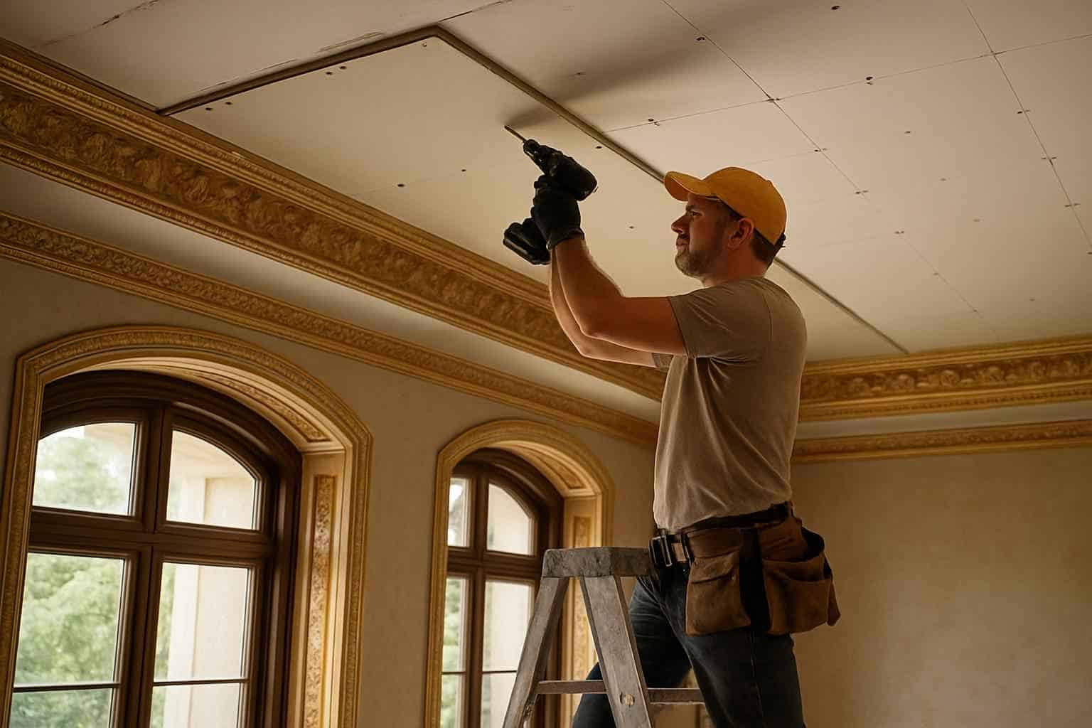 Ceiling Drywall Installation in Hunt TX