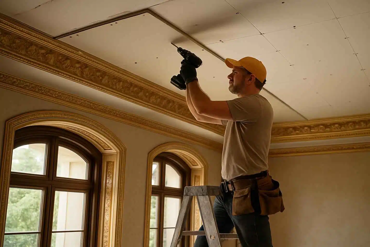 Ceiling Drywall Installation in Hunt TX